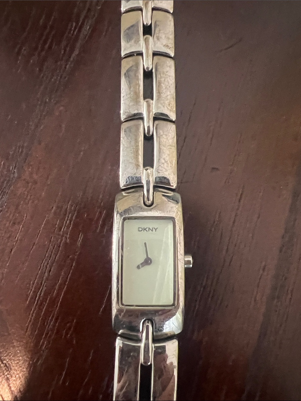 Watch on Wooden Surface